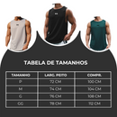 Camiseta Regata Halter l Respirável l Secagem rápida l Barra longa