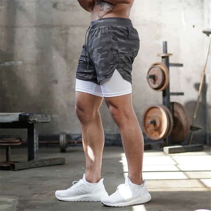 Compre 1 e Leve 2º com 30% OFF | Shorts Dryfit Clean | 2 em 1 | Secagem Rápida