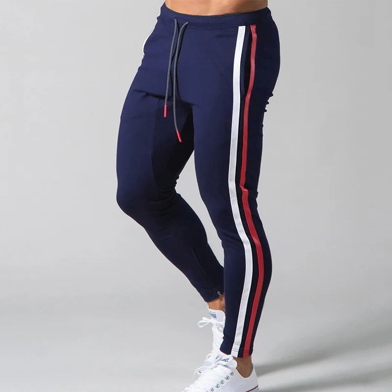 Calça Casual Slim | Corrida, Treino e Musculação Azul