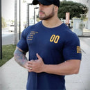 Camiseta Bulking 00 | Bodybuilder | Respirável Azul