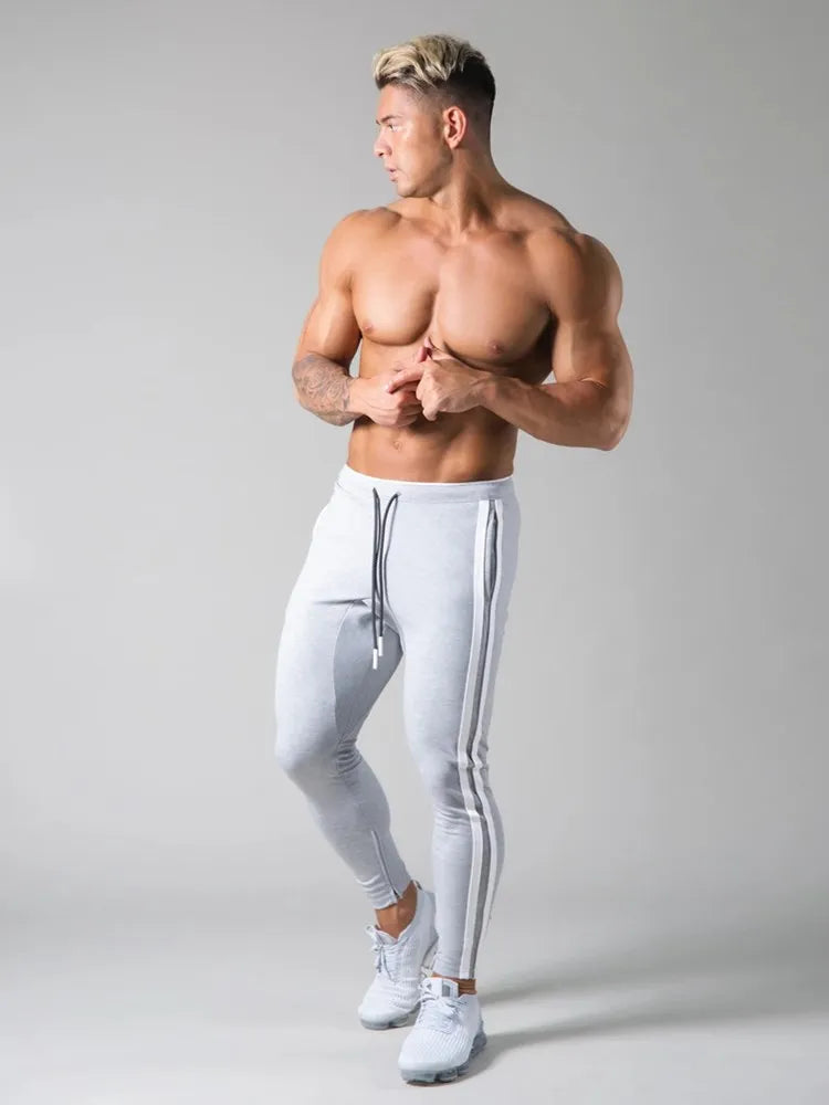 Calça Casual Slim | Corrida, Treino e Musculação Cinza