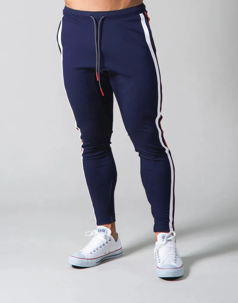 Calça Casual Slim | Corrida, Treino e Musculação Preta