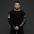 Camisa de Manga Longa Slim | Treino/Casual | Secagem Rápida Preta