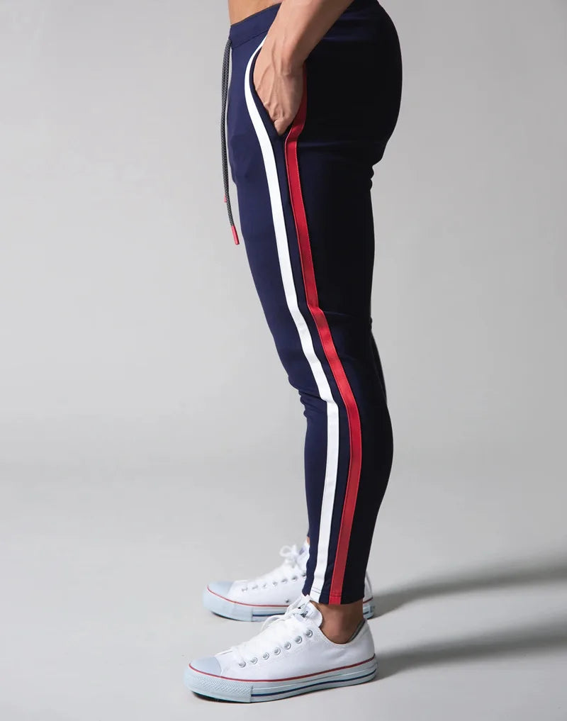 Calça Casual Slim | Corrida, Treino e Musculação Azul