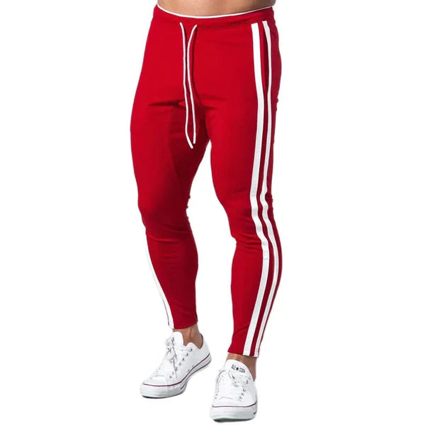 Calça Casual Slim | Corrida, Treino e Musculação Vermelha