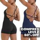 Compre 1 e Leve 2º com 30% OFF - Macaquinho Sexy/Esportivo | Costas Cruz | Modelo 2025