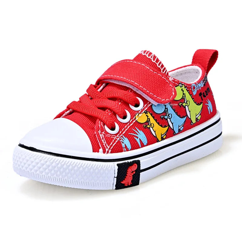 Tênis Infantil Dino | Primavera/Verão | Confortável | Esportes/Casuais | Antiderrapante