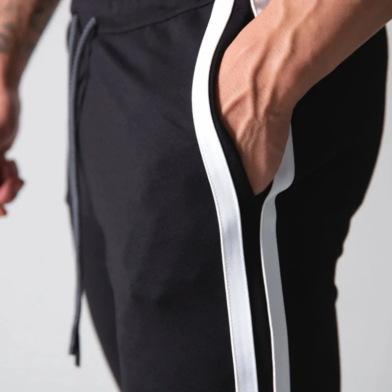 Calça Casual Slim | Corrida, Treino e Musculação Preta