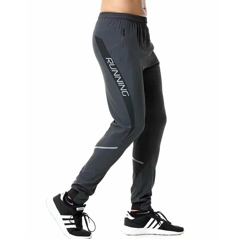 Calça de treino | Respirável | Leve | Bolso com Zíper