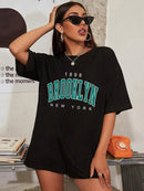 Camiseta Brooklyn I Oversized I Feminina I Estilosa