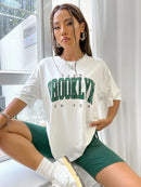 Camiseta Brooklyn I Oversized I Feminina I Estilosa