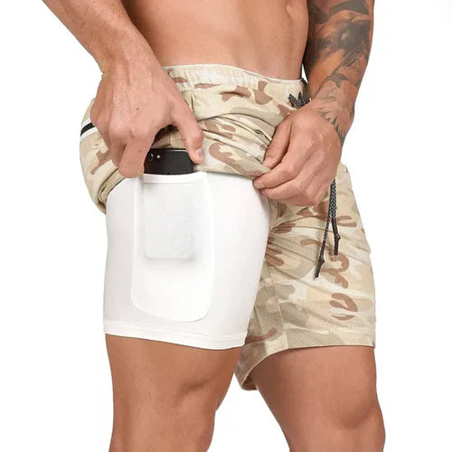 Compre 1 e Leve 2º com 30% OFF | Shorts Dryfit Clean | 2 em 1 | Secagem Rápida