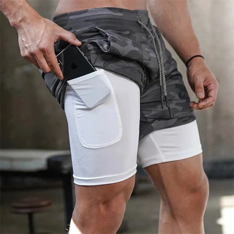 Compre 1 e Leve 2º com 30% OFF | Shorts Dryfit Clean | 2 em 1 | Secagem Rápida