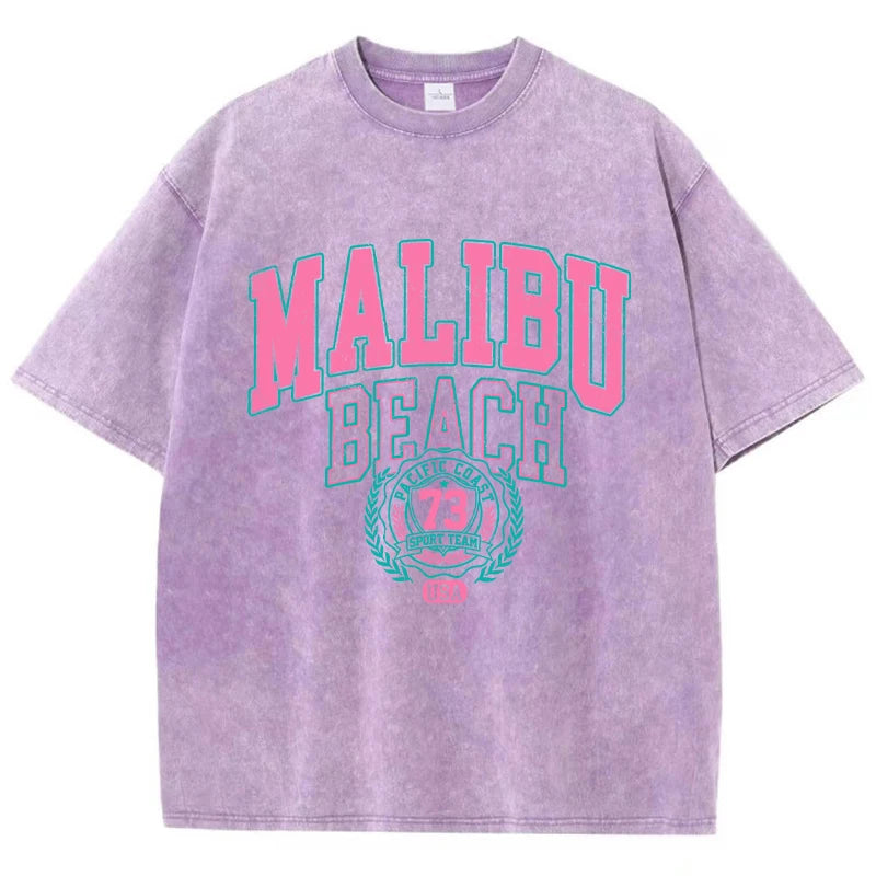 Camiseta Malibu I Oversized I Destroyed