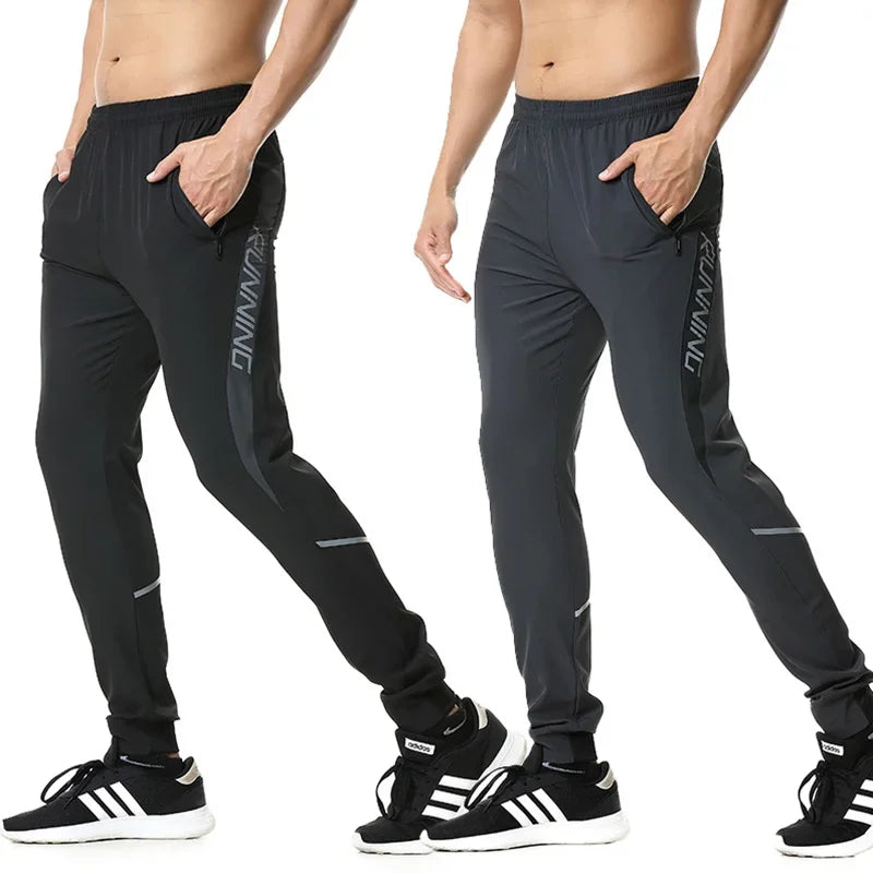 Calça de treino | Respirável | Leve | Bolso com Zíper
