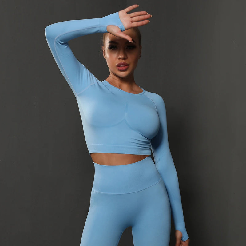 Top Manga Longa | Legging | Sem Costura