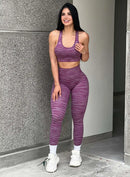 Conjunto Leopardo | Nova Impressão | Cintura Alta e Elástico