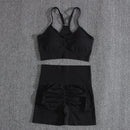 Conjunto Esportivo Básico Shorts e Top dryfit