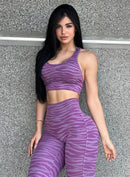 Conjunto Leopardo | Nova Impressão | Cintura Alta e Elástico