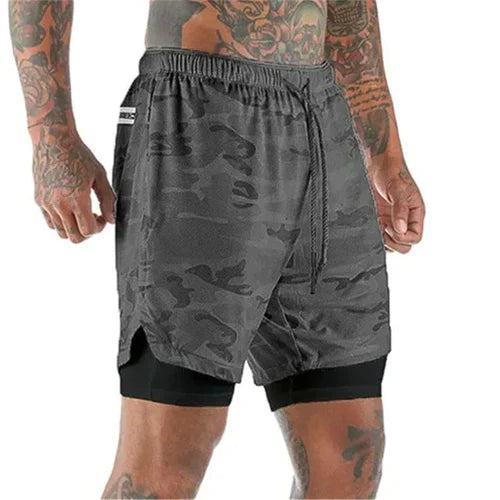 Compre 1 e Leve 2º com 30% OFF | Shorts Dryfit Clean | 2 em 1 | Secagem Rápida