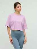 Top Oversized I Treino I Sobreposição I Confortável