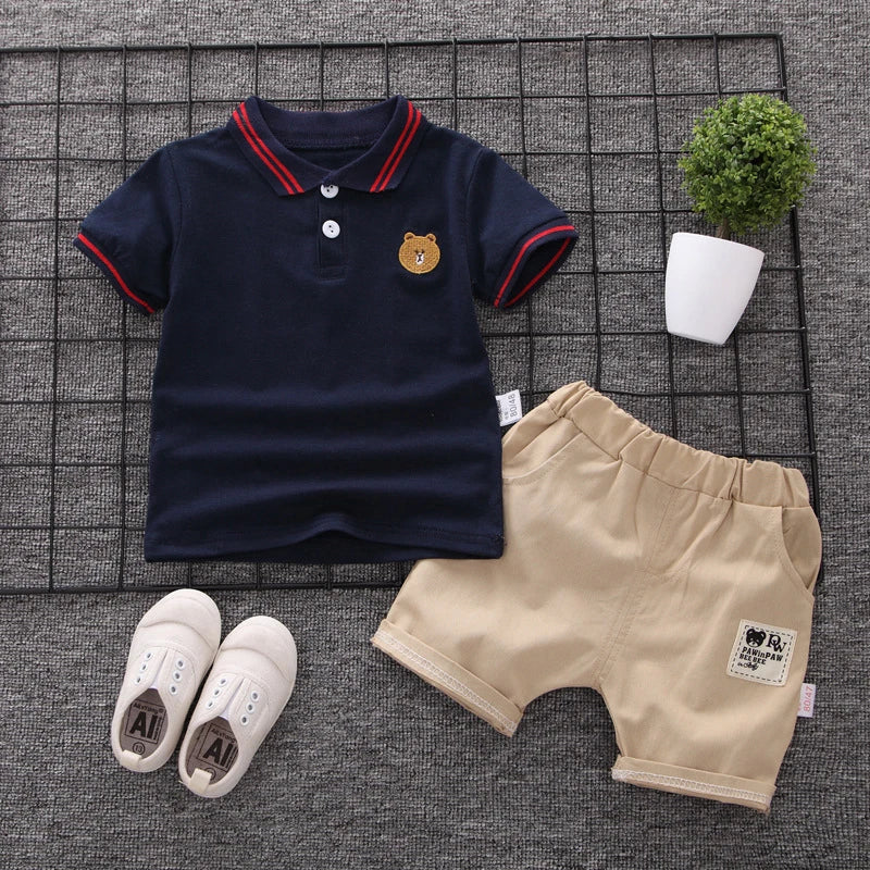 Conjuntos Camisa Polo | Manga Curta | Esportivo Algodão