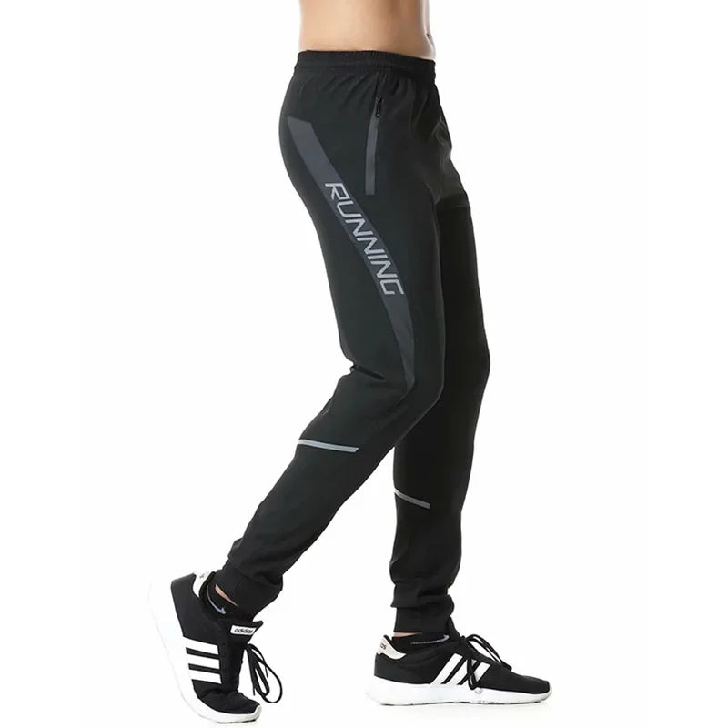 Calça de treino | Respirável | Leve | Bolso com Zíper