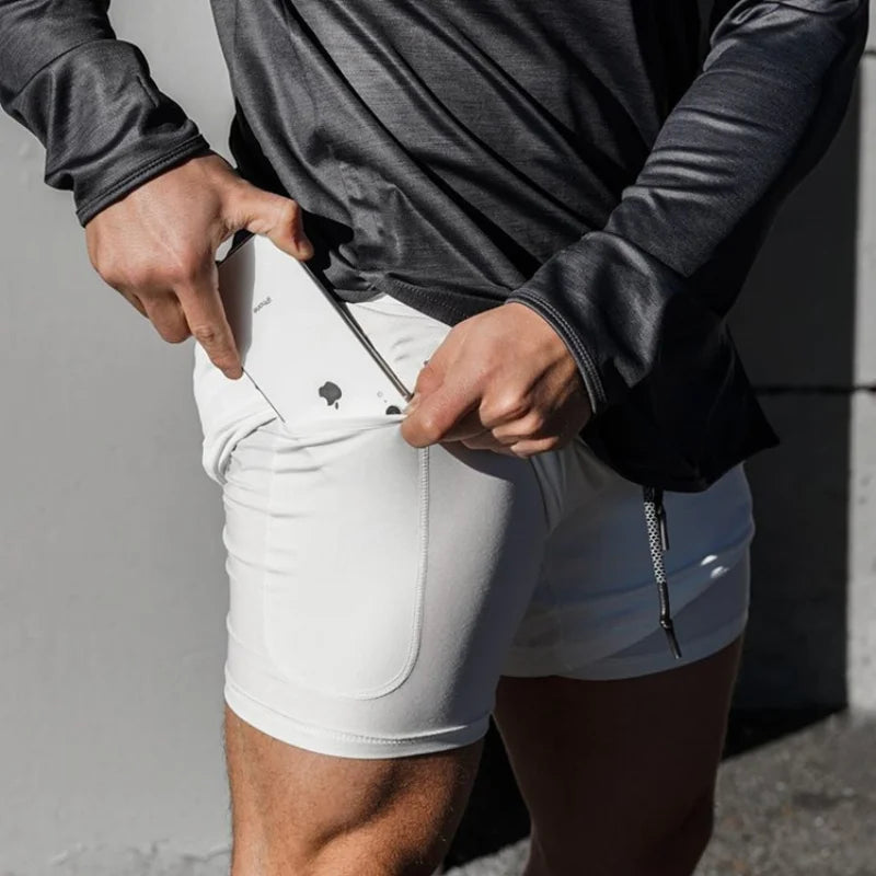 Compre 1 e Leve 2º com 30% OFF | Shorts Dryfit Clean | 2 em 1 | Secagem Rápida