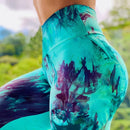 Tie-Dye Legging | Verão 2025 | Novo Estilo de Impressão Digital | Cintura Alta