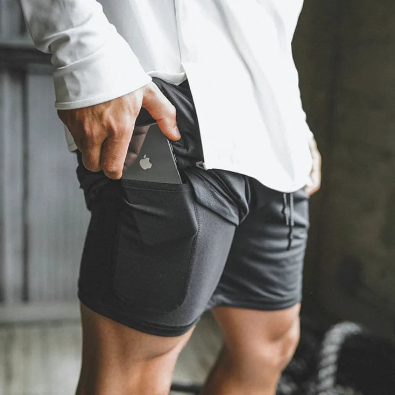 Shorts Dryfit Clean | 2 em 1 | Secagem Rápida