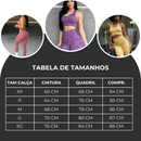 Conjunto Leopardo | Nova Impressão | Cintura Alta e Elástico