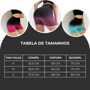 Shorts de Treino Degradê | Cintura Alta | Sem Costura