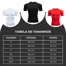 Camiseta de Compressão Clean | Secagem Rápida | Respirável | Treino