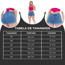 Shorts Jeans Feminino I Levanta Bumbum I Barra Dobrada