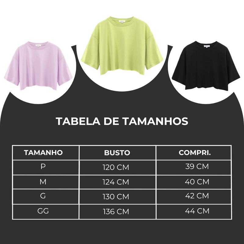 Top Oversized I Treino I Sobreposição I Confortável