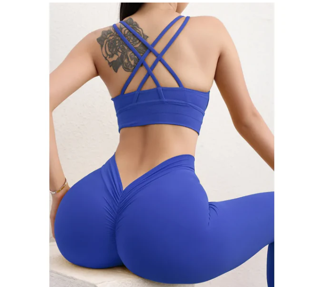 Kit Top sem Costas com Calça Corte em V