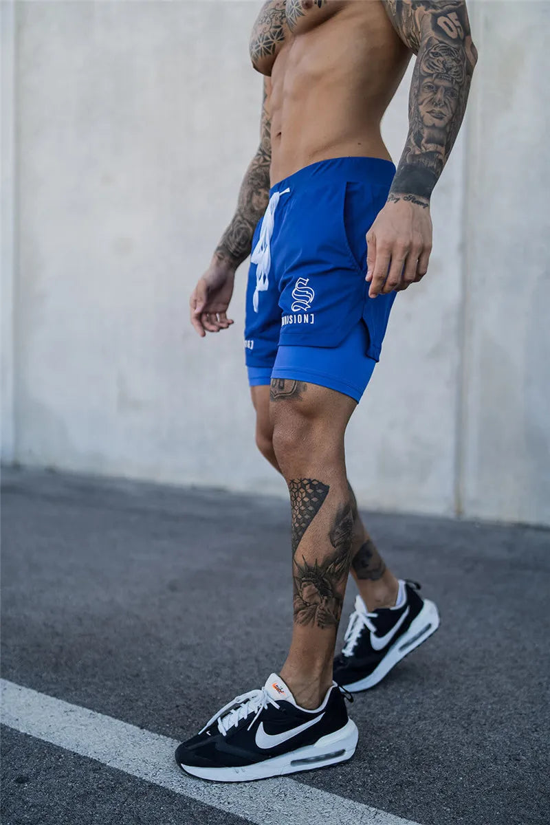 Compre 1 e Leve 2º com 50% OFF - Shorts Dryfit Division | 2 em 1 | Secagem Rápida